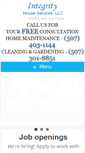 Mobile Screenshot of integrityhouseservices.com
